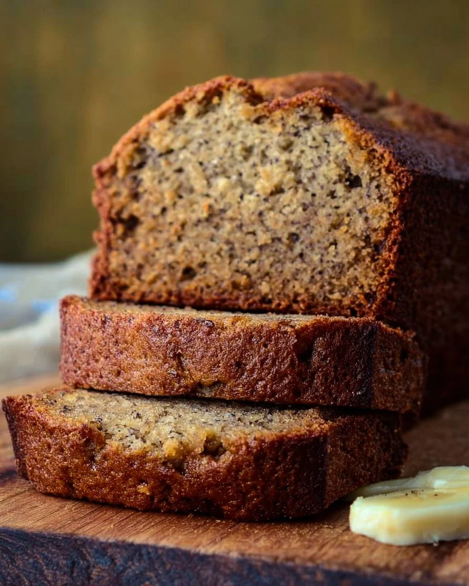 Delicious homemade banana bread with tips to avoid common baking mistakes.