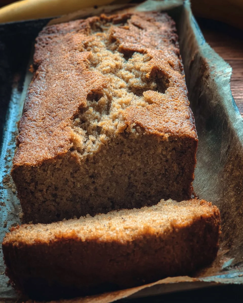 Delicious homemade banana bread baked to perfection