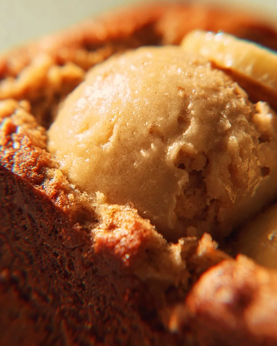 Delicious slice of Banana Sour Cream Bread topped with walnuts