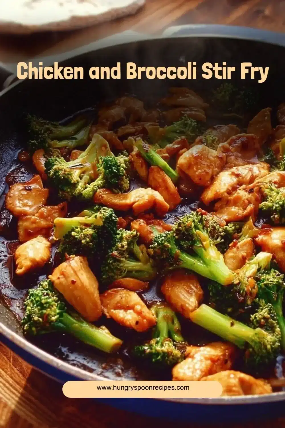 Delicious Chicken and Broccoli Stir Fry served in a colorful bowl