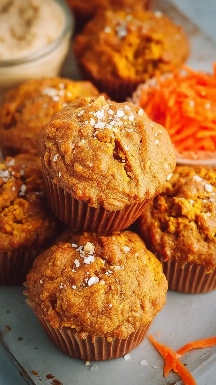 Gluten Free Pumpkin Carrot Muffins 1 Gluten free pumpkin carrot muffins freshly baked and deliciously spiced