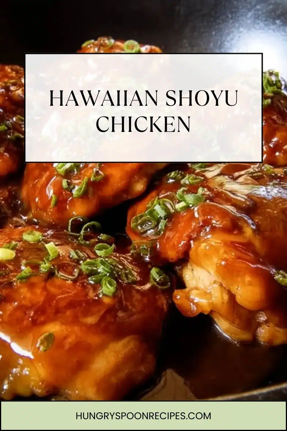 Hawaiian Shoyu Chicken 1 Delicious Hawaiian Shoyu Chicken served with rice and vegetables