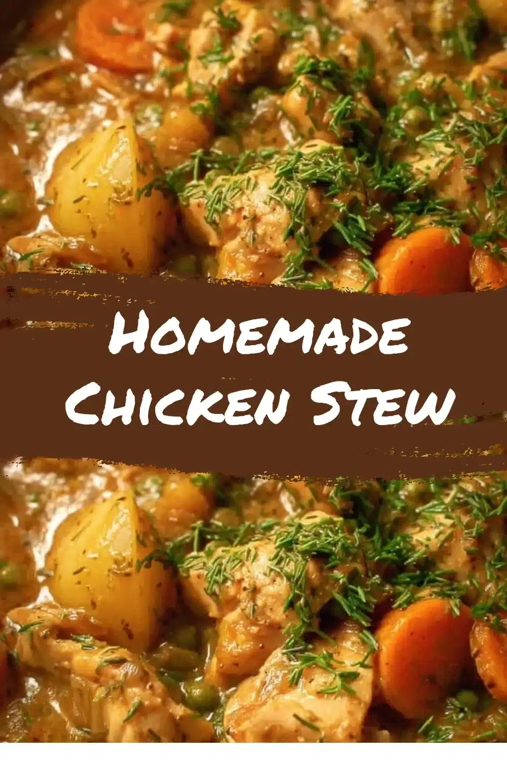 Homemade Chicken Stew 1 Bowl of homemade chicken stew with vegetables and herbs