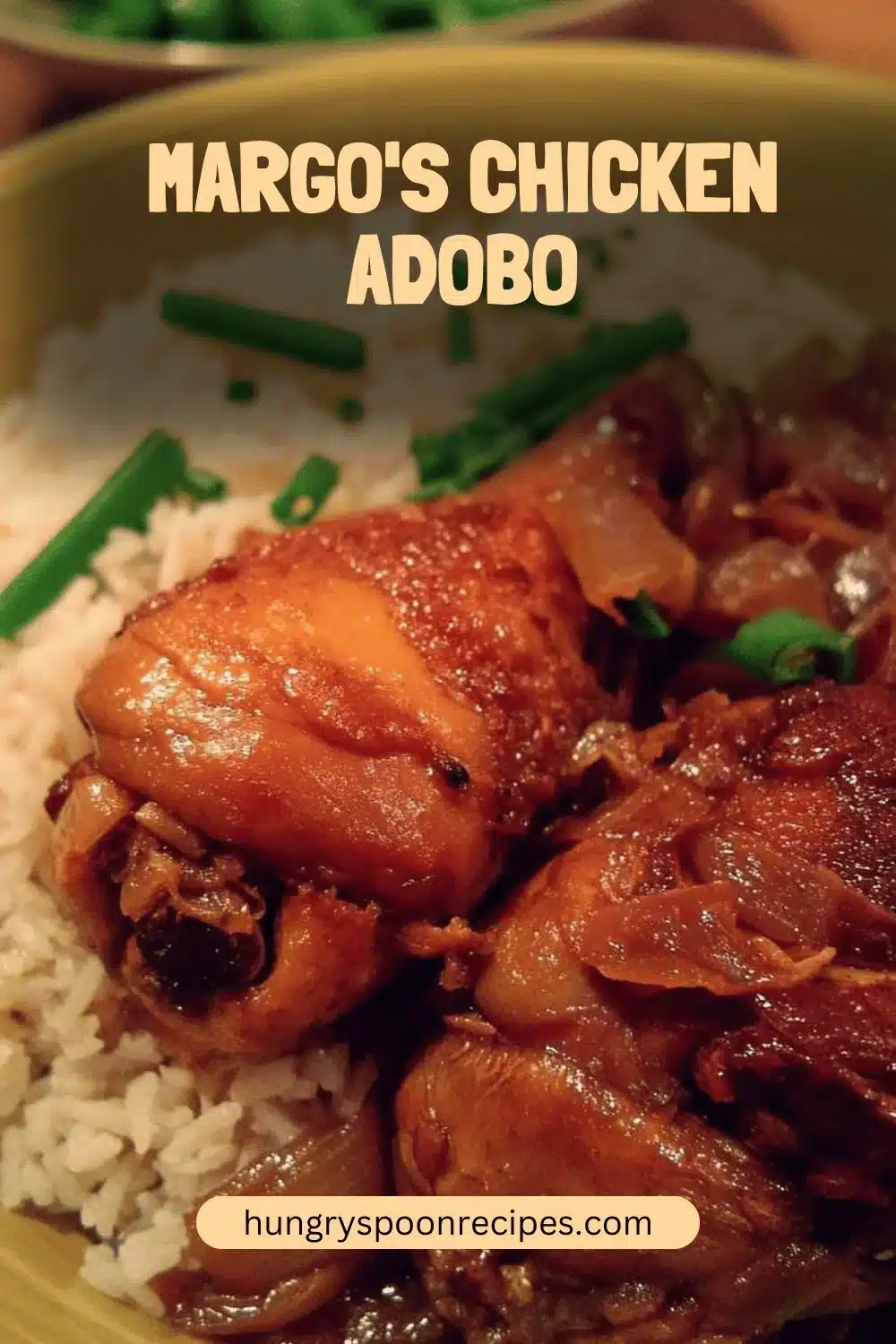 Margo's Chicken Adobo 1 Delicious Chicken Adobo by Margo, featuring tender chicken in savory marinade