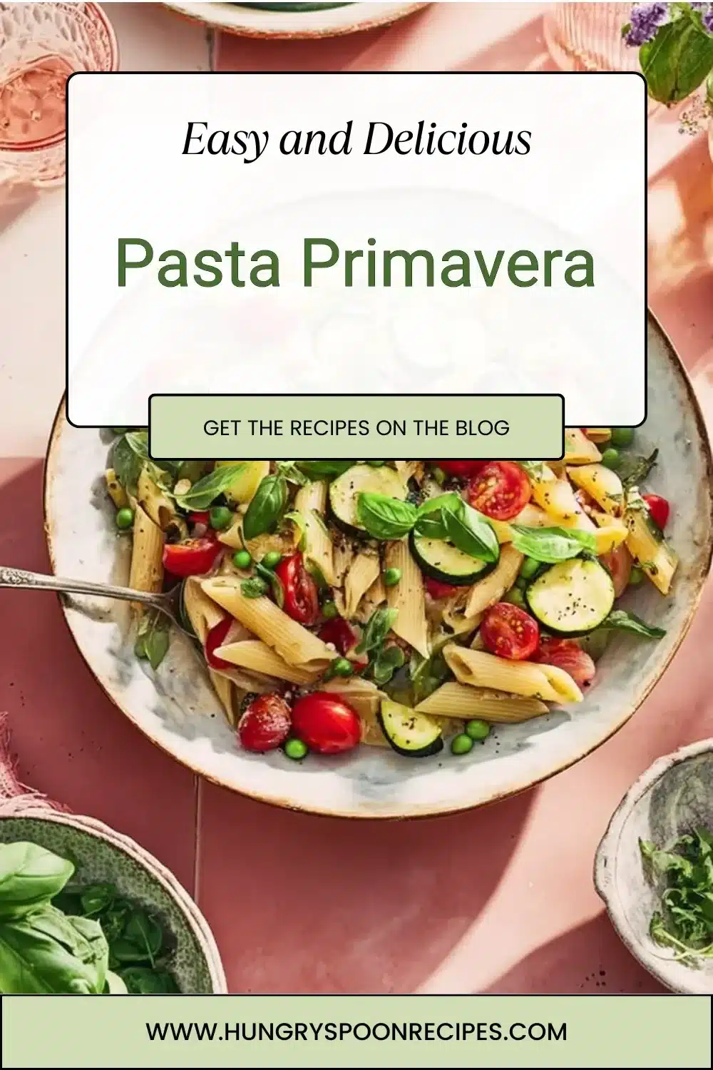 Pasta Primavera 1 Delicious Pasta Primavera with colorful vegetables and a rich sauce