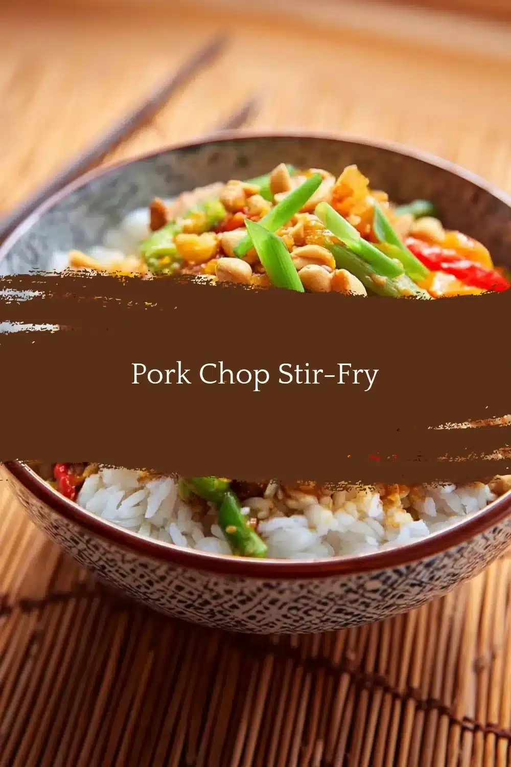 Pork Chop Stir-Fry with vibrant vegetables and savory sauce