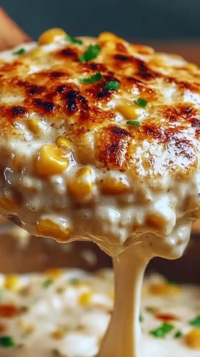 Pour the mixture into the prepared baking dish and spread it evenly Recipe 1 Pouring mixture into a baking dish for an even spread