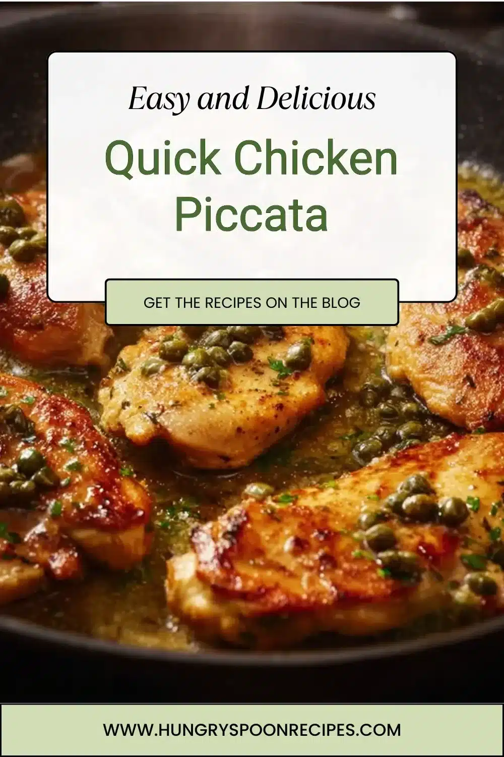 Quick Chicken Piccata 1 Delicious quick chicken piccata served with lemon and capers