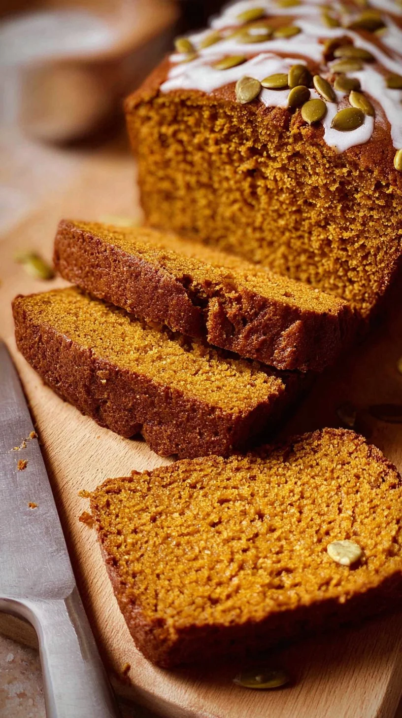 Copycat Starbucks pumpkin loaf with a deliciously moist texture and spices.