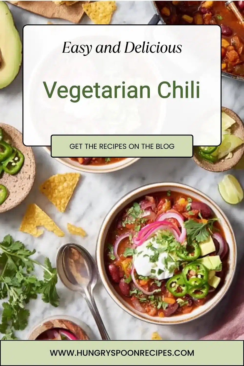 Vegetarian Chili 1 Delicious bowl of vegetarian chili with beans and veggies