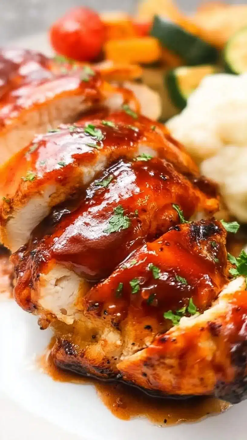 Air Fryer BBQ Chicken - 20 minutes 1 Air Fryer BBQ Chicken cooked in 20 minutes with a savory glaze