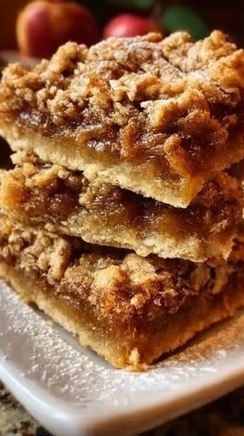 Autumn Apple Crisp Bars 1 Delicious Autumn Apple Crisp Bars with apples and crumbly topping