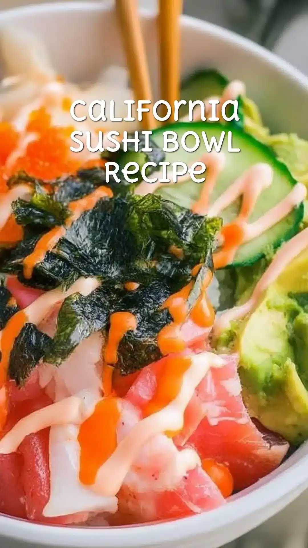 Delicious California Sushi Bowl with fresh ingredients and flavors