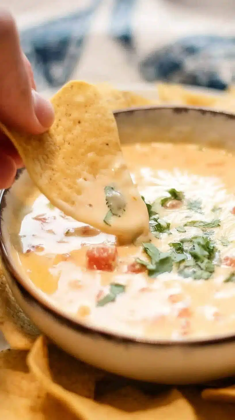 Cheese Dip (Mexican Cheese Dip) 1 Creamy Mexican cheese dip served with tortilla chips
