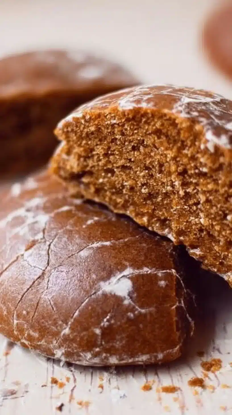 German Gingerbread 1 Plate of authentic German gingerbread cookies decorated for the holidays.