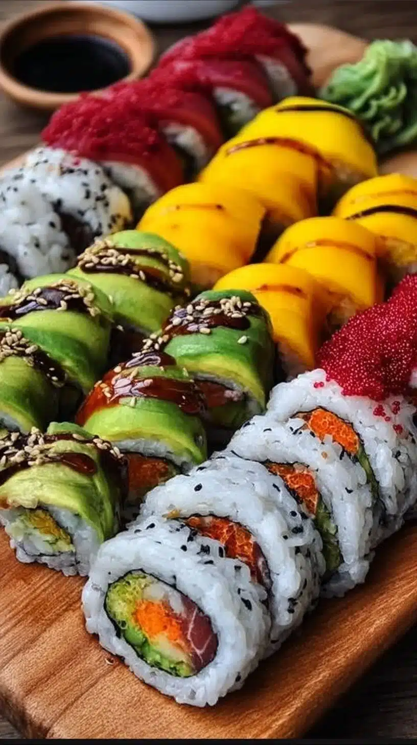 Make your own sushi Recipe 1 Homemade sushi recipe with fresh ingredients and vibrant presentation