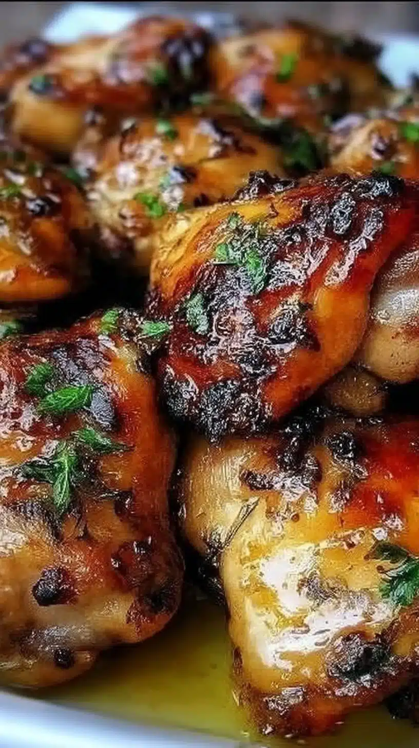 Mojo Chicken Thighs 1 Deliciously marinated Mojo Chicken Thighs ready to be served.