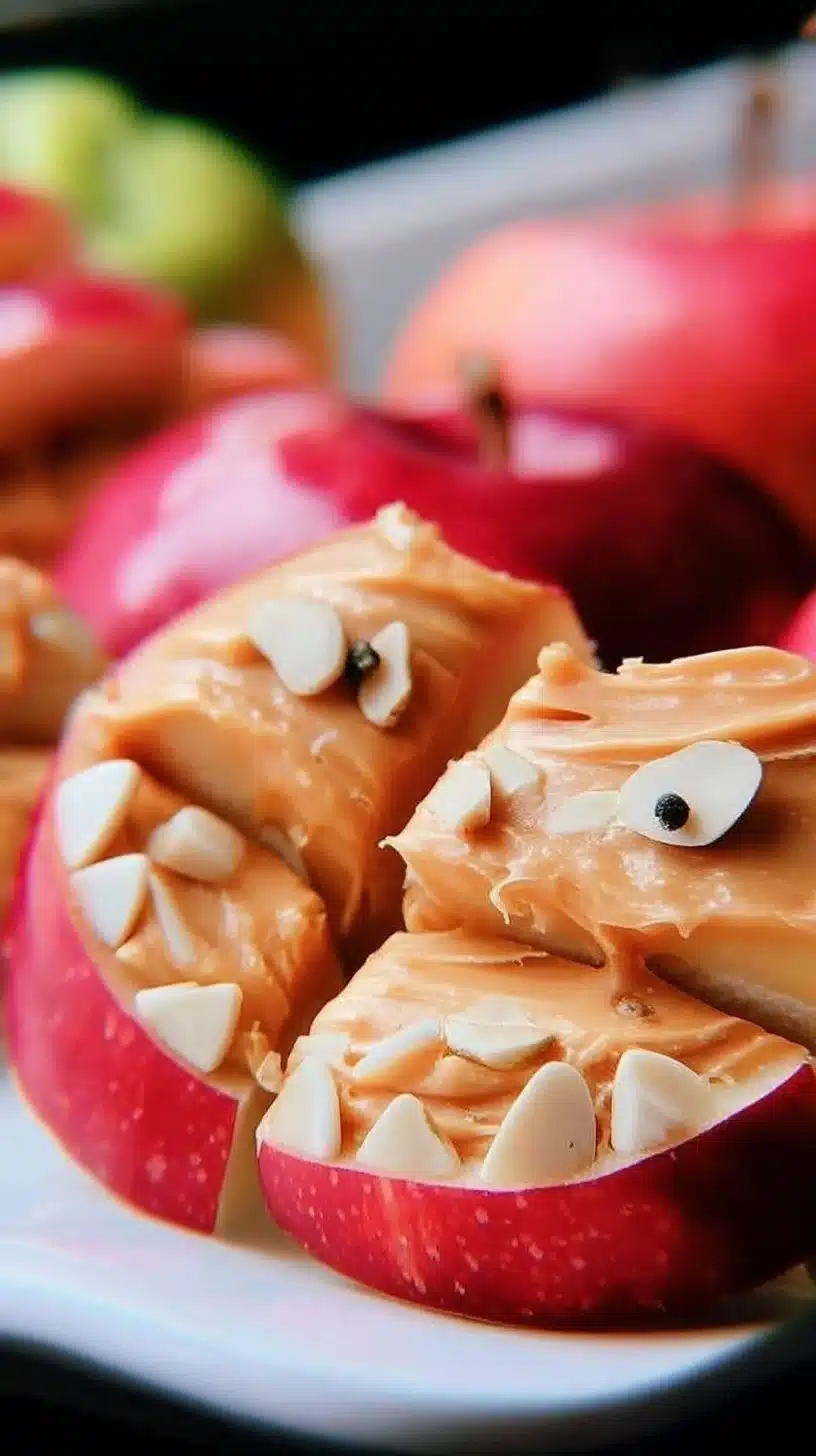 Monster Bites 1 Plate of colorful Monster Bites snacks ready to be enjoyed.