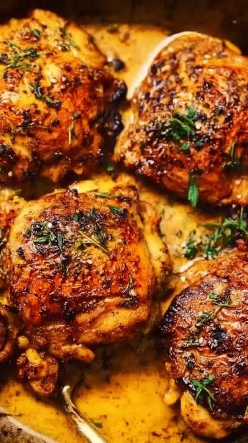 Nigella Chicken Thighs Recipe 1 Deliciously cooked Nigella Chicken Thighs served on a plate