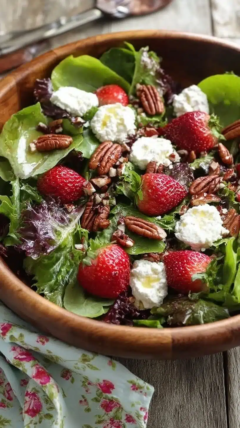 Spring Salad 1 Colorful spring salad with fresh vegetables and herbs, showcasing seasonal produce.