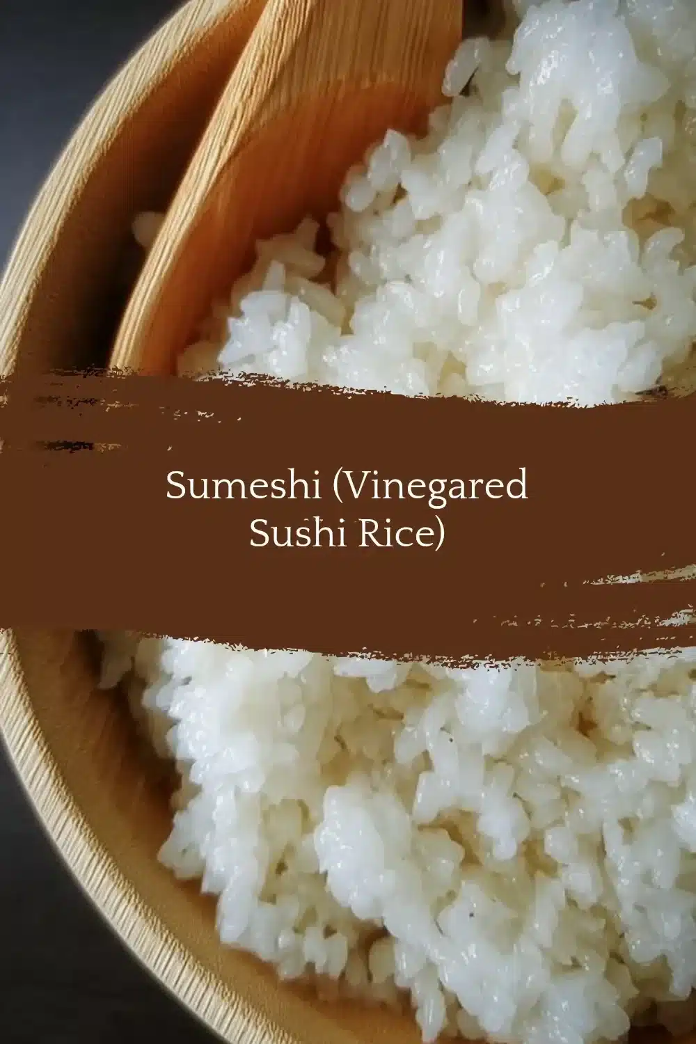 Sumeshi (Vinegared Sushi Rice) 1 Bowl of Sumeshi, perfect vinegared sushi rice for sushi dishes.