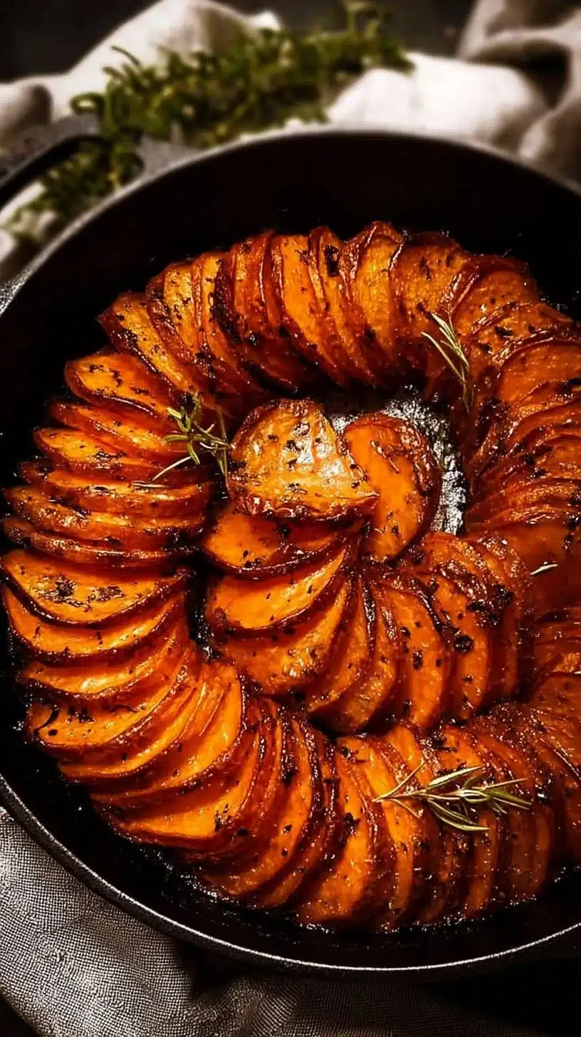 Sweet Potato Bake 1 Delicious Sweet Potato Bake topped with herbs and spices