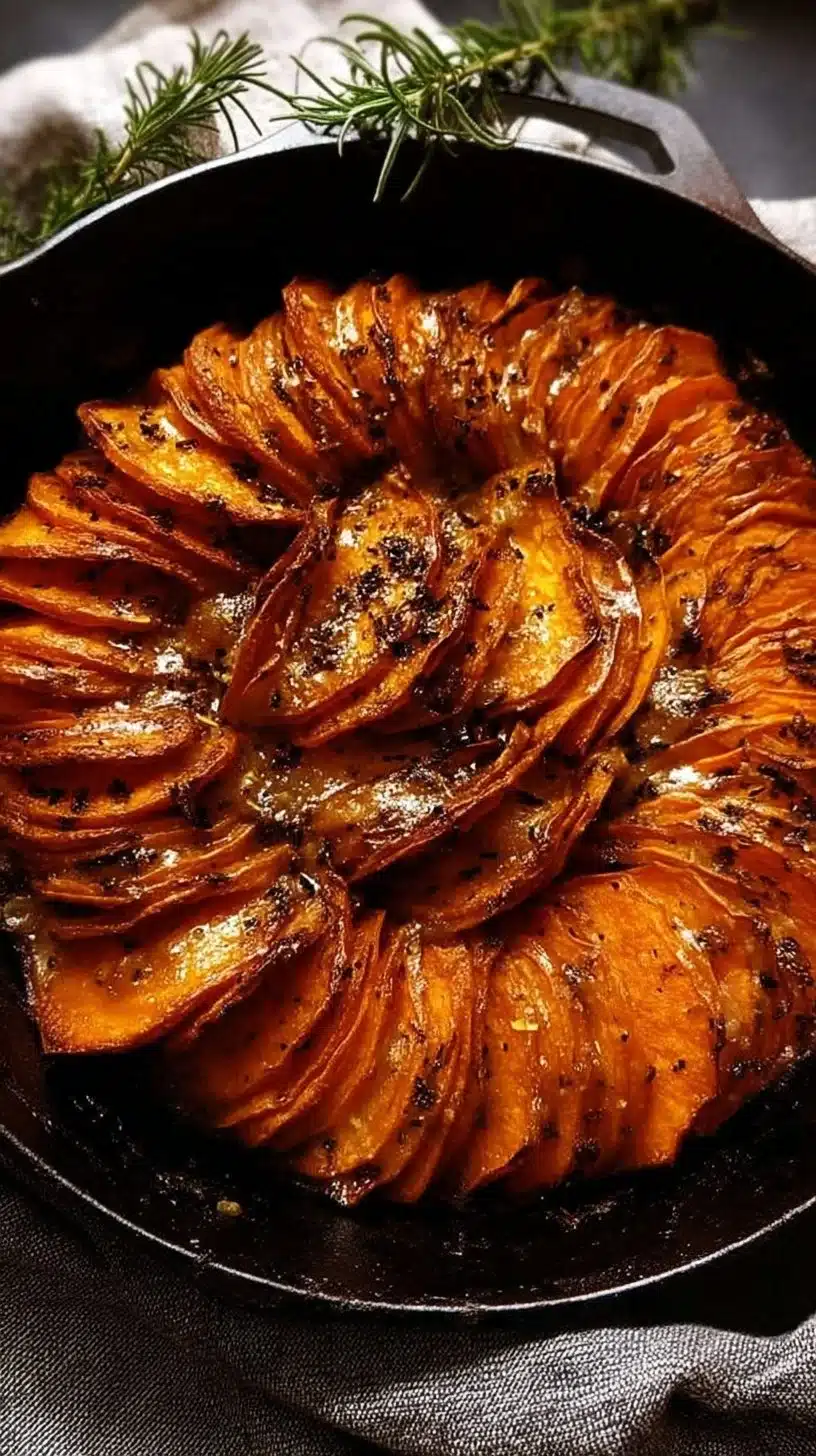 Sweet Potato Bake Recipe 1 Delicious sweet potato bake topped with crispy edges and savory spices