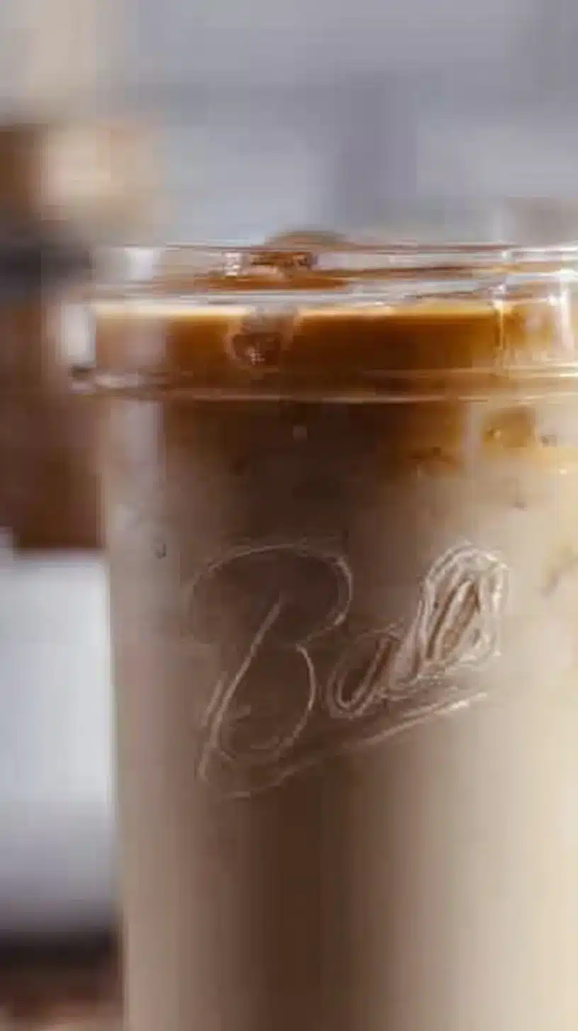 The Best Maple Latte (Iced & Hot) 1 Delicious iced and hot maple latte with frothy milk and maple syrup