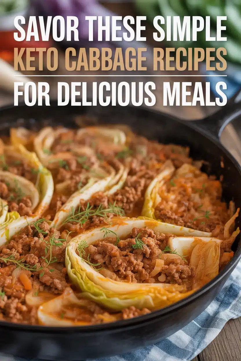 Savor These Simple Keto Cabbage Recipes for Delicious Meals