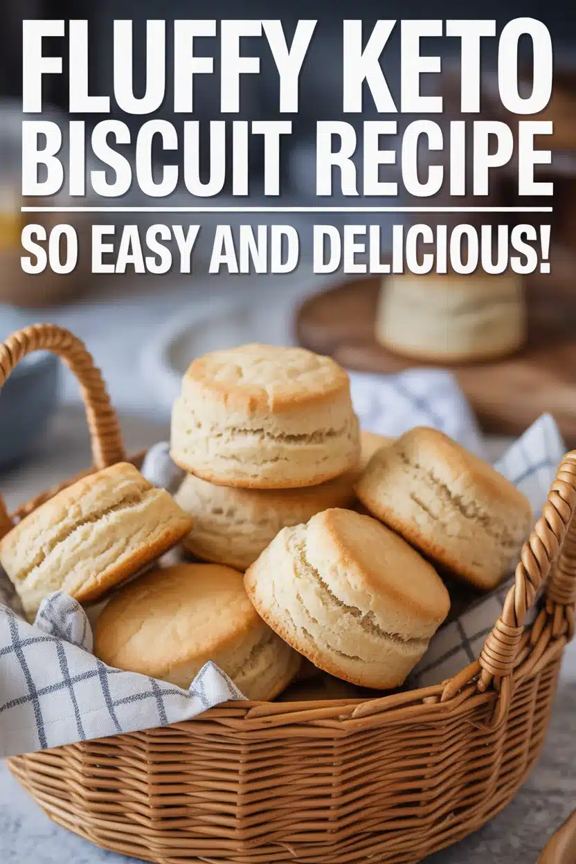 Fluffy Keto Biscuit Recipe - So Easy and Delicious!