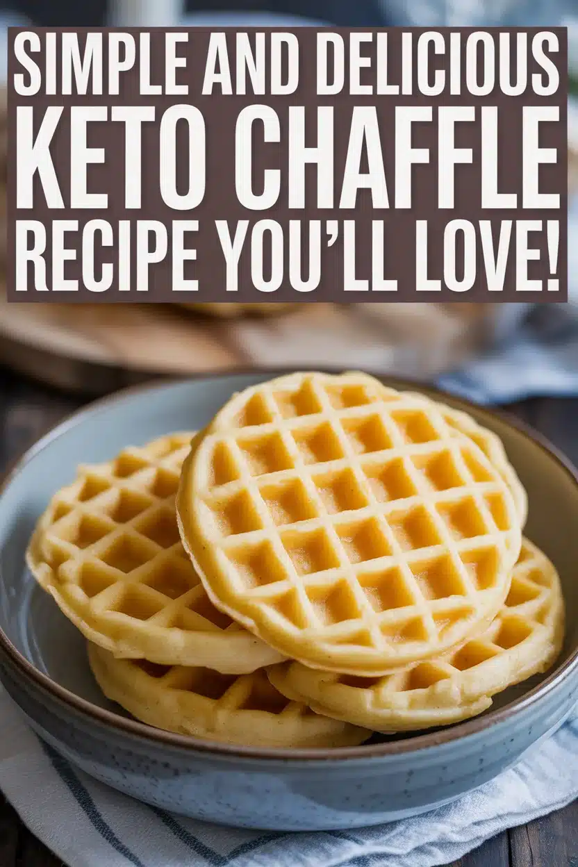 Simple and Delicious Keto Chaffle Recipe You’ll Love! 5 keto chaffle recipe