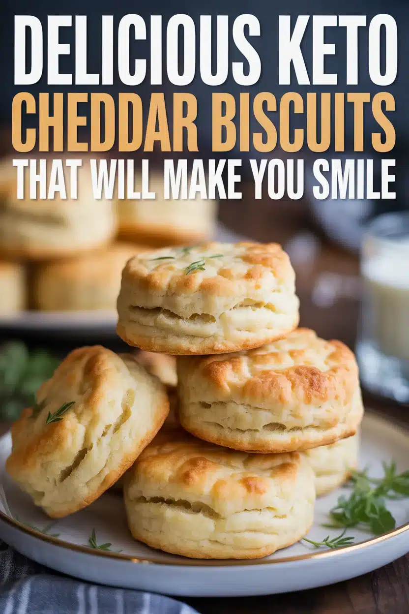 Delicious Keto Cheddar Biscuits That Will Make You Smile