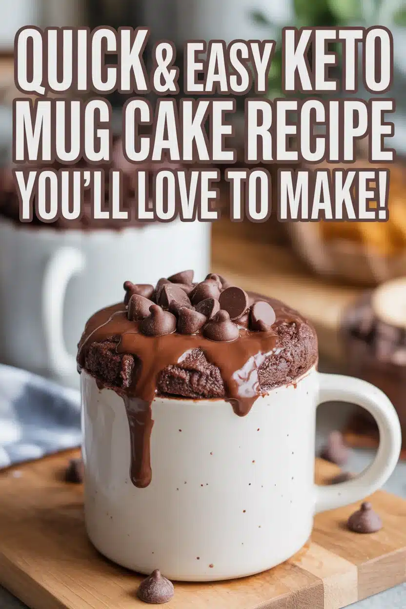 keto mug cake recipe
