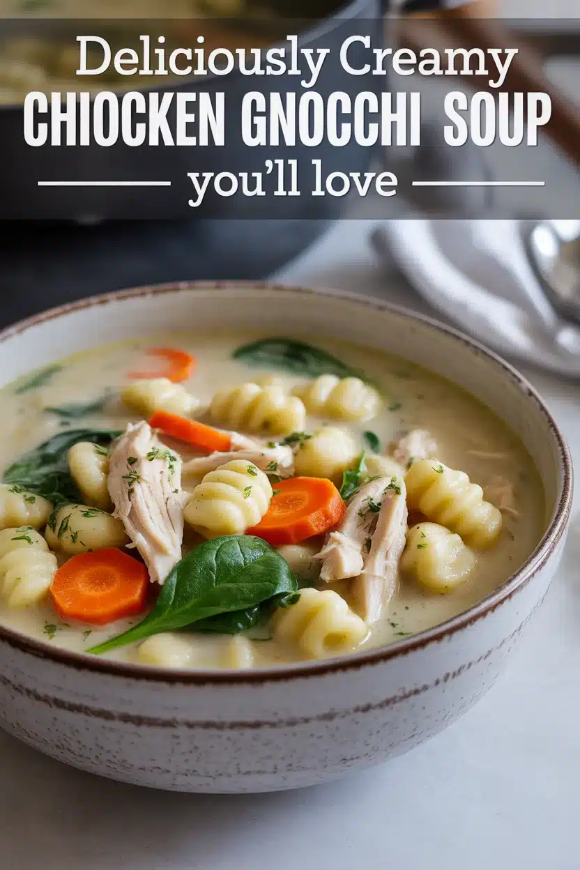 Deliciously Creamy Chicken Gnocchi Soup You’ll Love 3 Creamy Chicken Gnocchi Soup