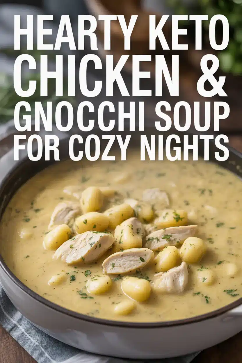 Hearty Keto Chicken & Gnocchi Soup for Cozy Nights 3 Hearty Keto Chicken & Gnocchi Soup for Cozy Nights
