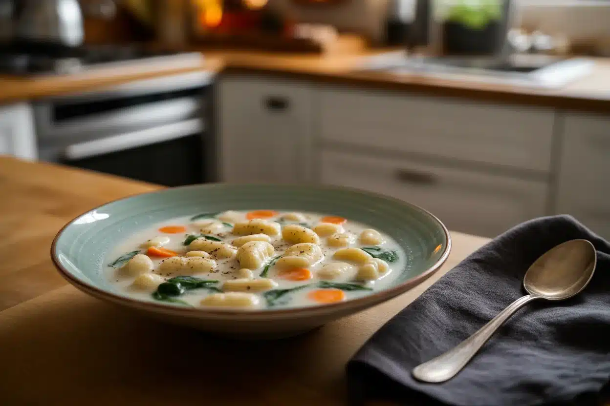 Cozy Up with This Delicious Slow Cooker Chicken Gnocchi Soup