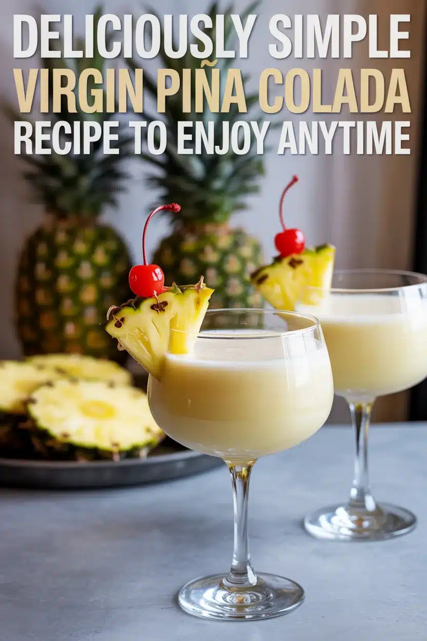 Deliciously Simple Virgin Piña Colada Recipe to Enjoy Anytime