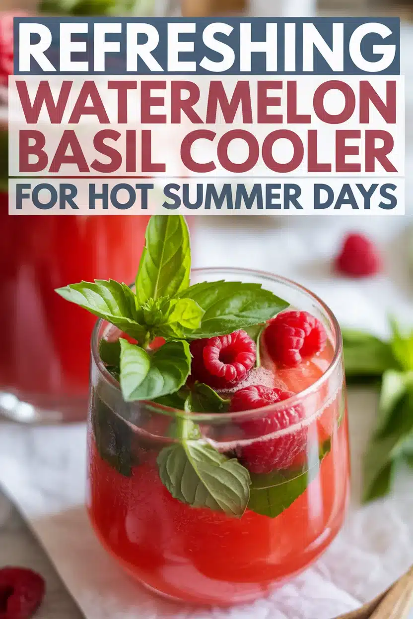 Refreshing Watermelon Basil Cooler for Hot Summer Days 5 Refreshing Watermelon Basil Cooler for Hot Summer Days