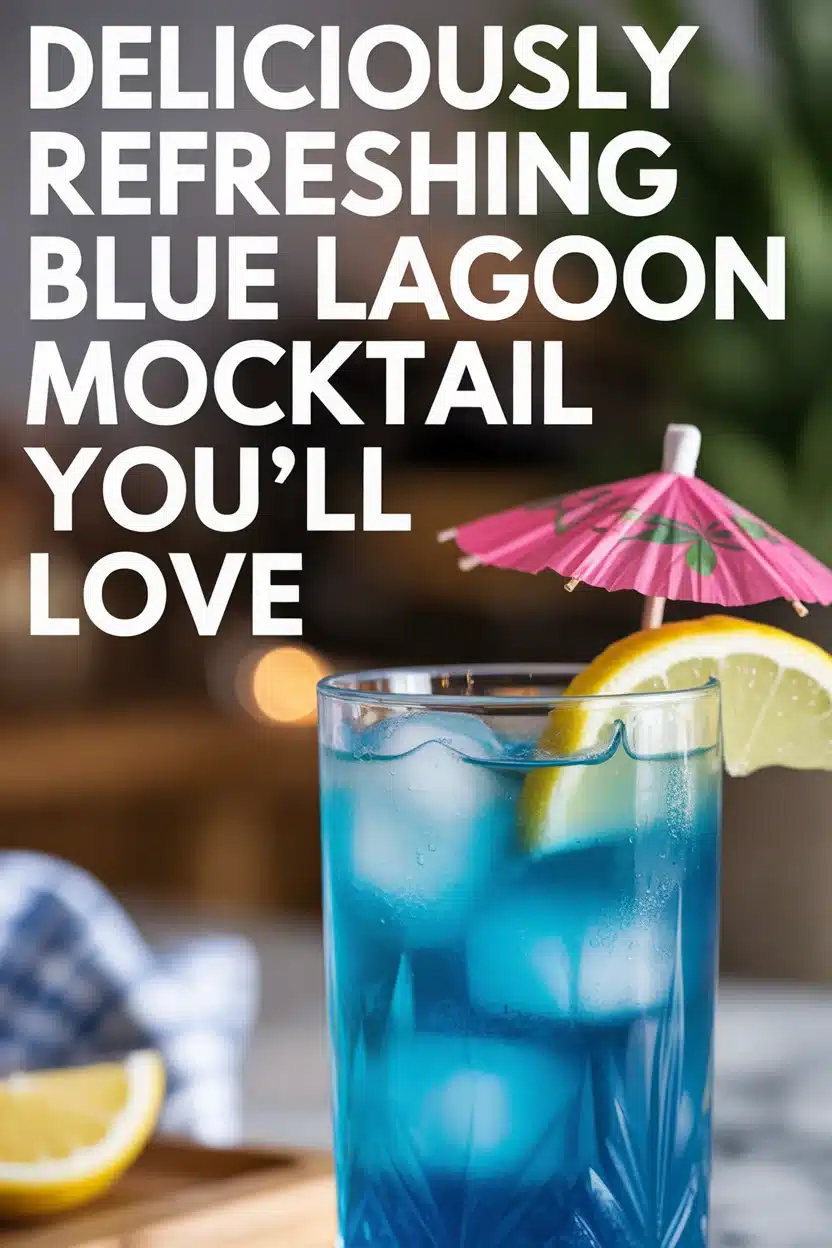 Deliciously Refreshing Blue Lagoon Mocktail You’ll Love
