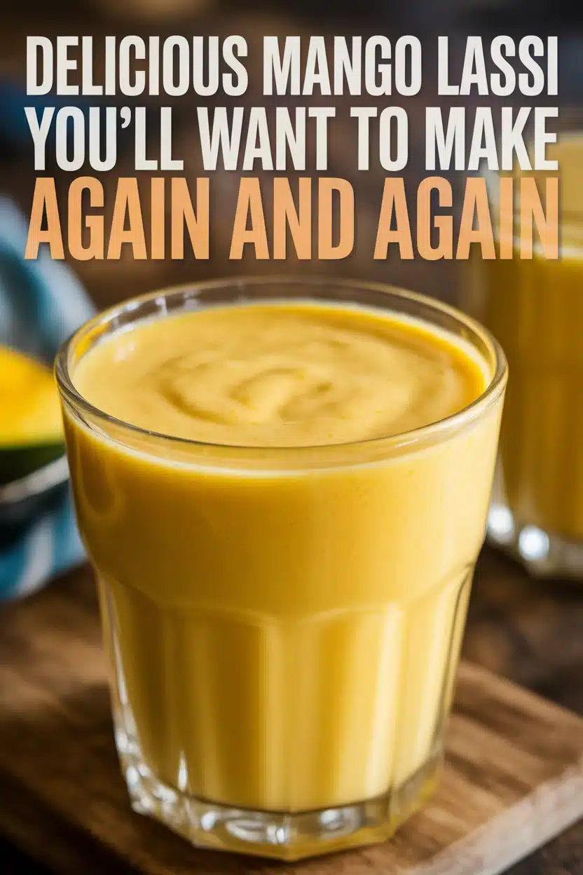 Delicious Mango Lassi You'll Want to Make Again and Again