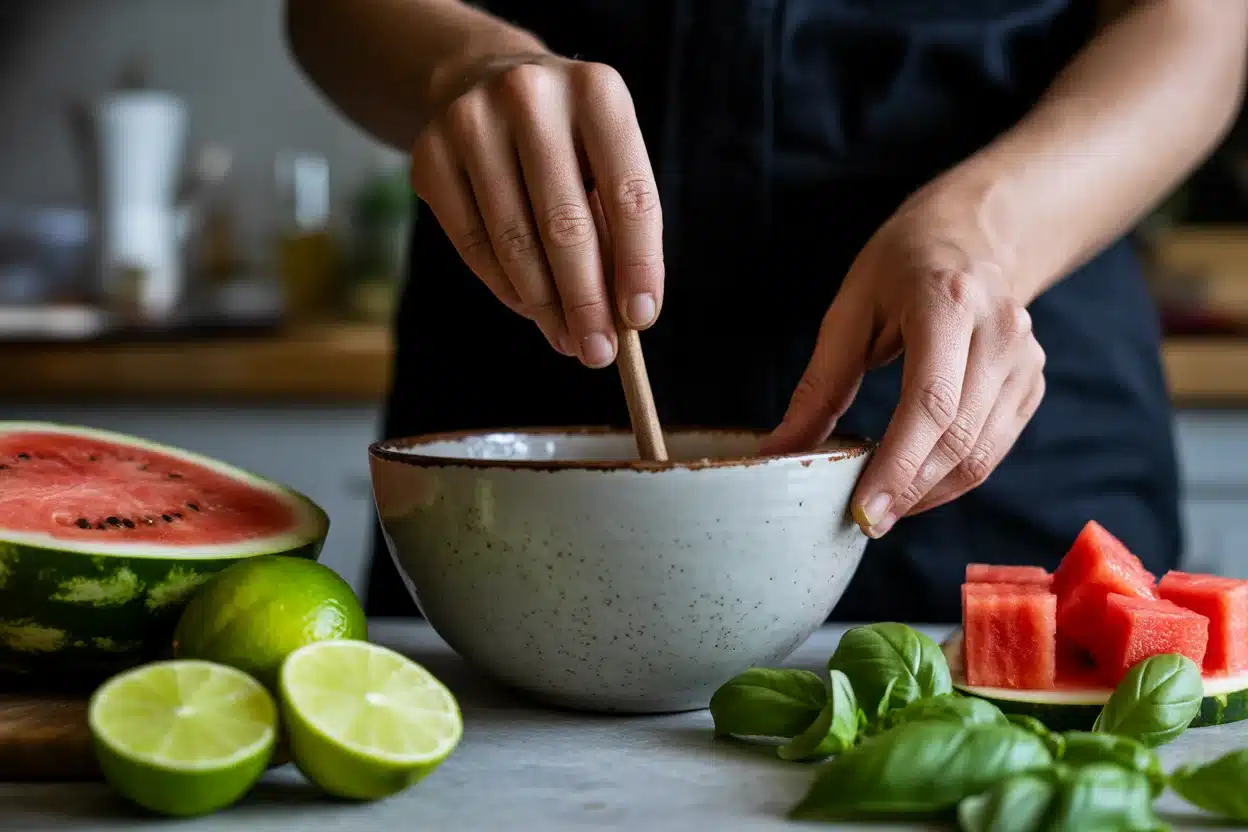 Refreshing Watermelon Basil Cooler for Hot Summer Days 3 Watermelon Basil Cooler