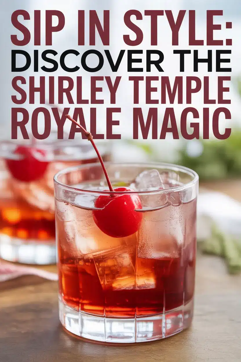 Sip in Style: Discover the Shirley Temple Royale Magic 5 Shirley Temple Royale
