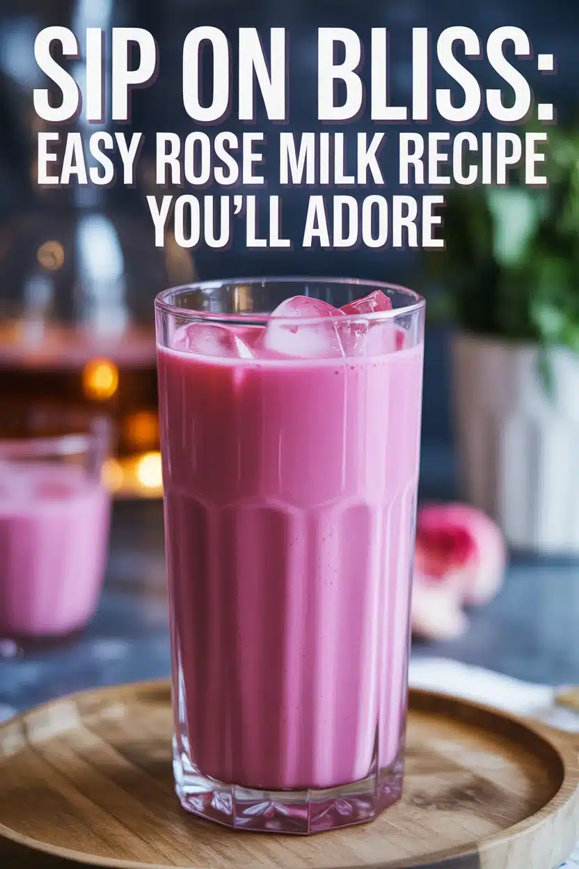 Sip on Bliss: Easy Rose Milk Recipe You’ll Adore 5 Rose Milk
