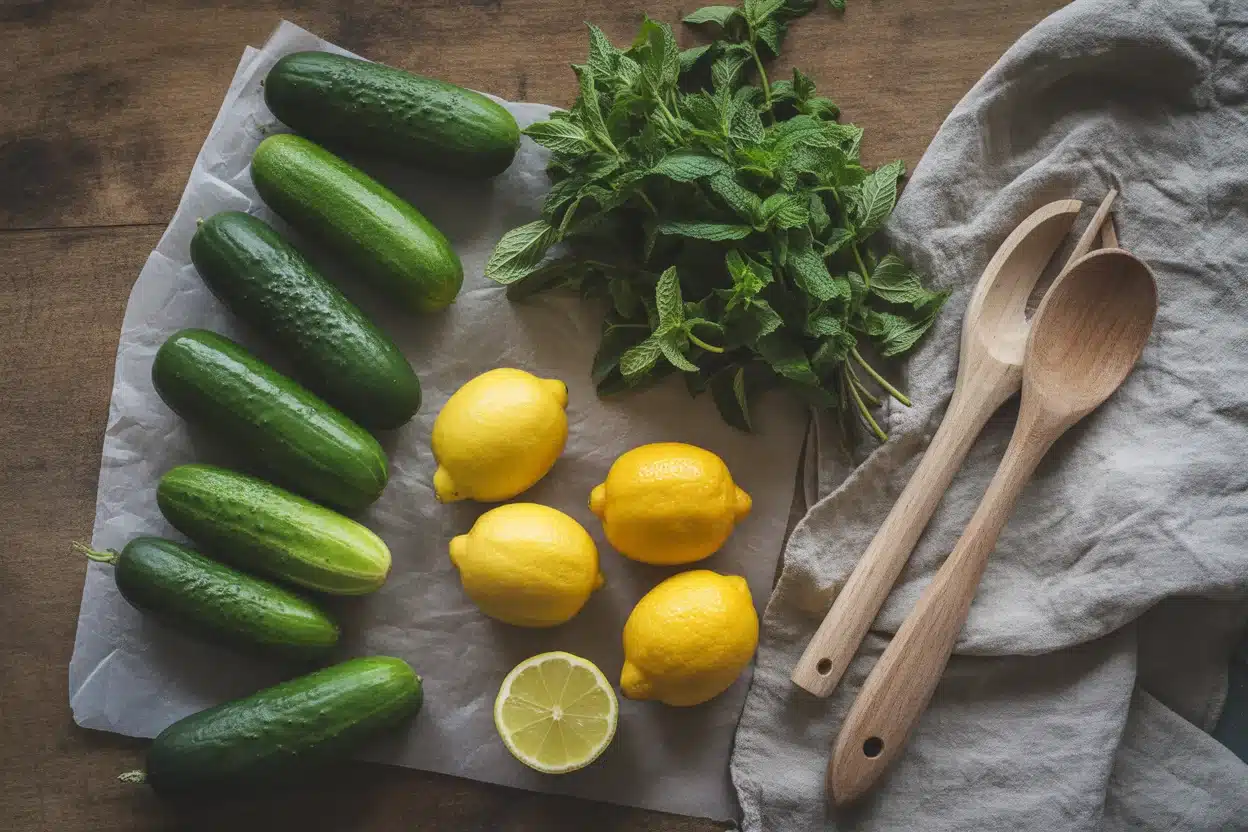 Cucumber Mint Lemonade