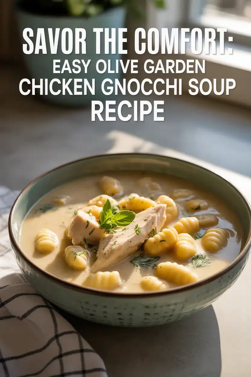 Savor the Comfort: Easy Olive Garden Chicken Gnocchi Soup Recipe 5 Savor the Comfort: Easy Olive Garden Chicken Gnocchi Soup Recipe