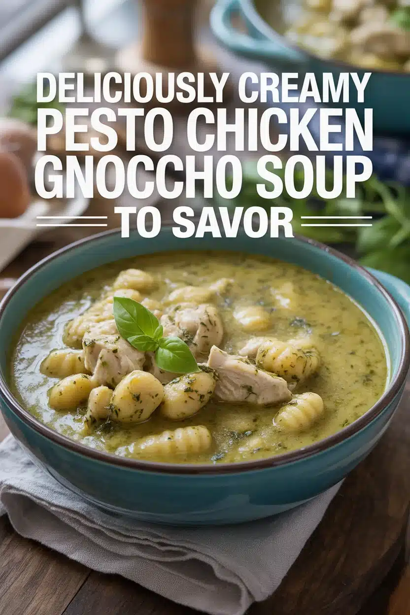 Deliciously Creamy Pesto Chicken Gnocchi Soup to Savor 5 Deliciously Creamy Pesto Chicken Gnocchi Soup to Savor