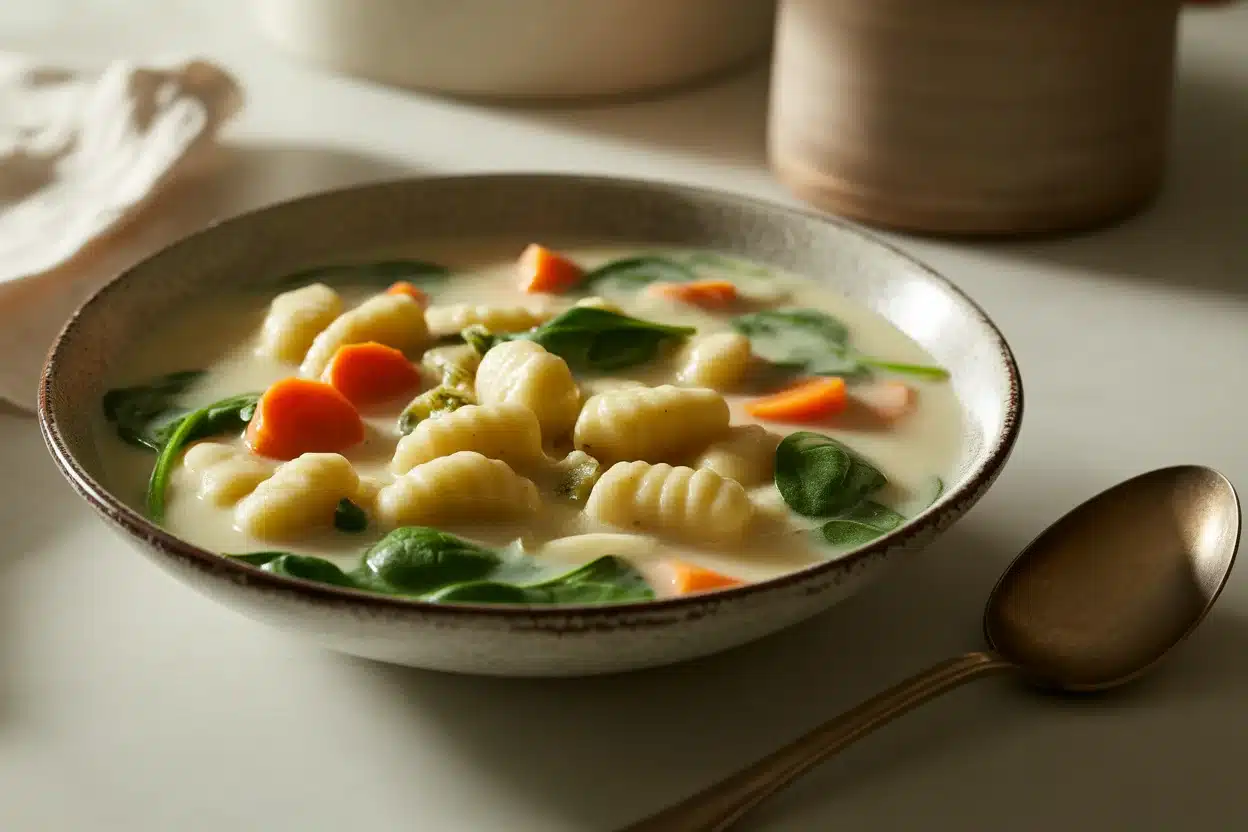 Italian Chicken Gnocchi Soup