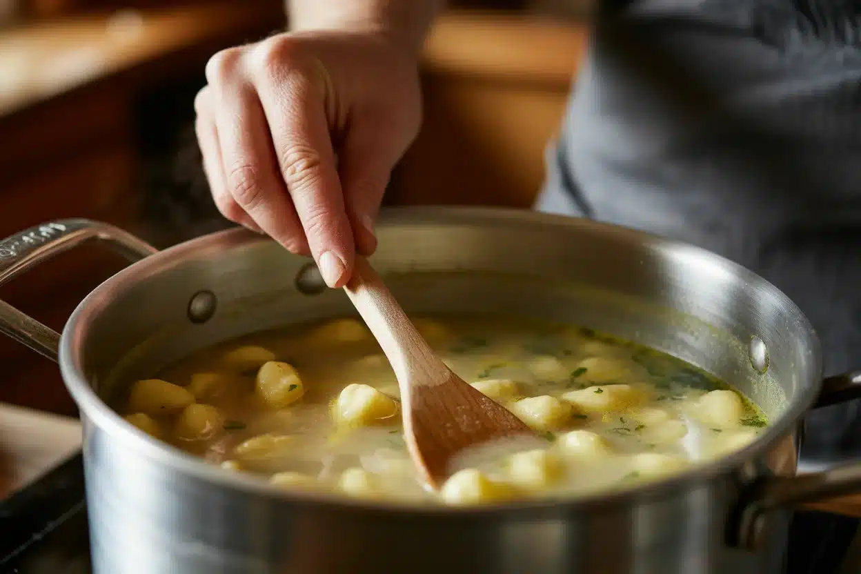 Lemon Chicken Gnocchi Soup That’s Cozy and Delicious