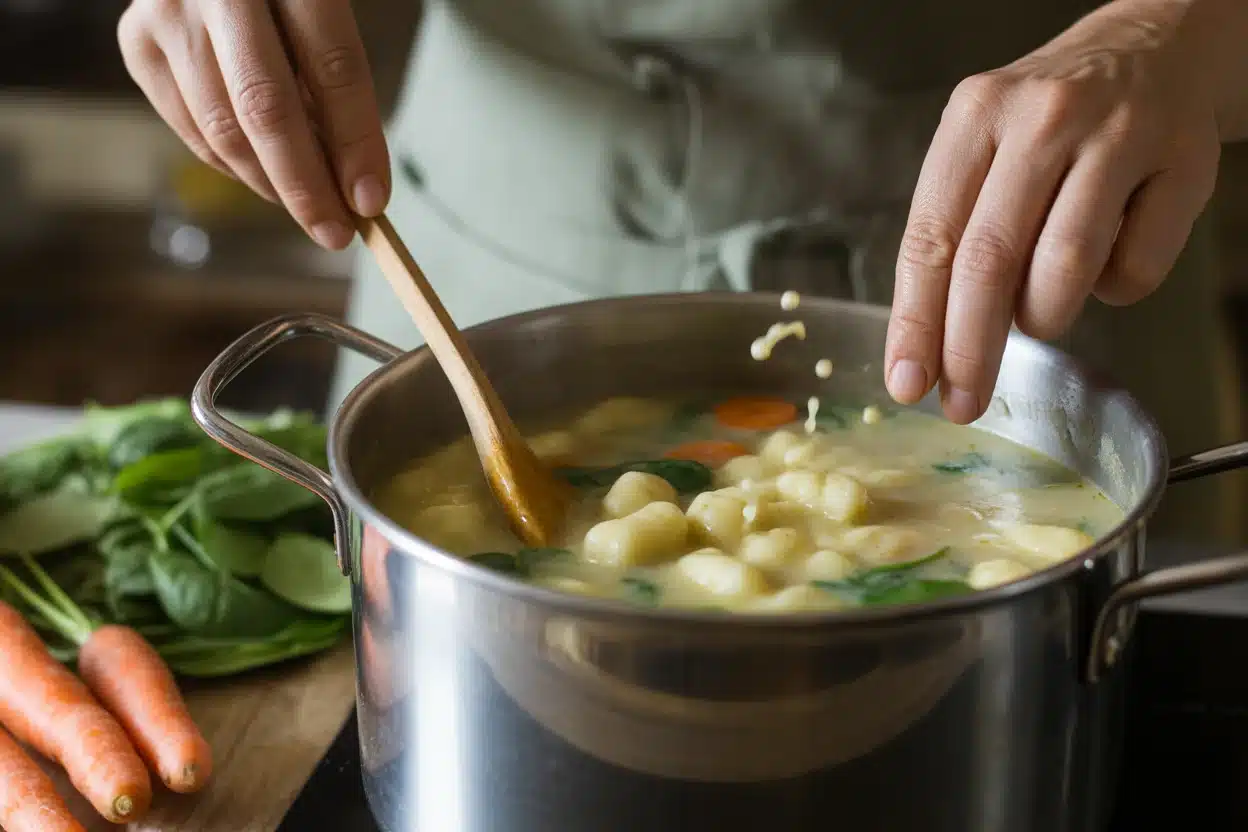Crockpot Chicken Gnocchi Soup
