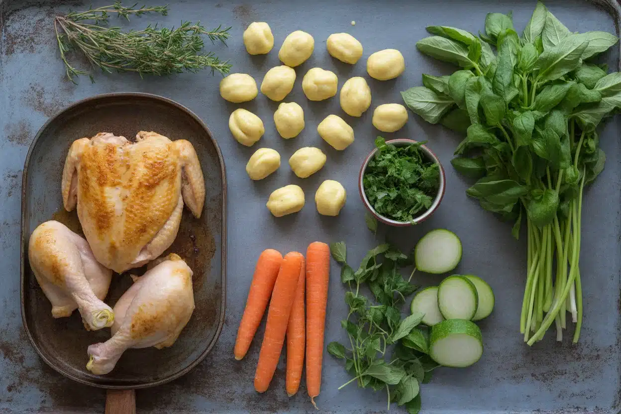 Deliciously Creamy Tuscan Chicken & Gnocchi in One Pan